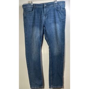 Cultura Men's Jeans Straight Fit Blue Denim Size 42x32 western  cowboy rock